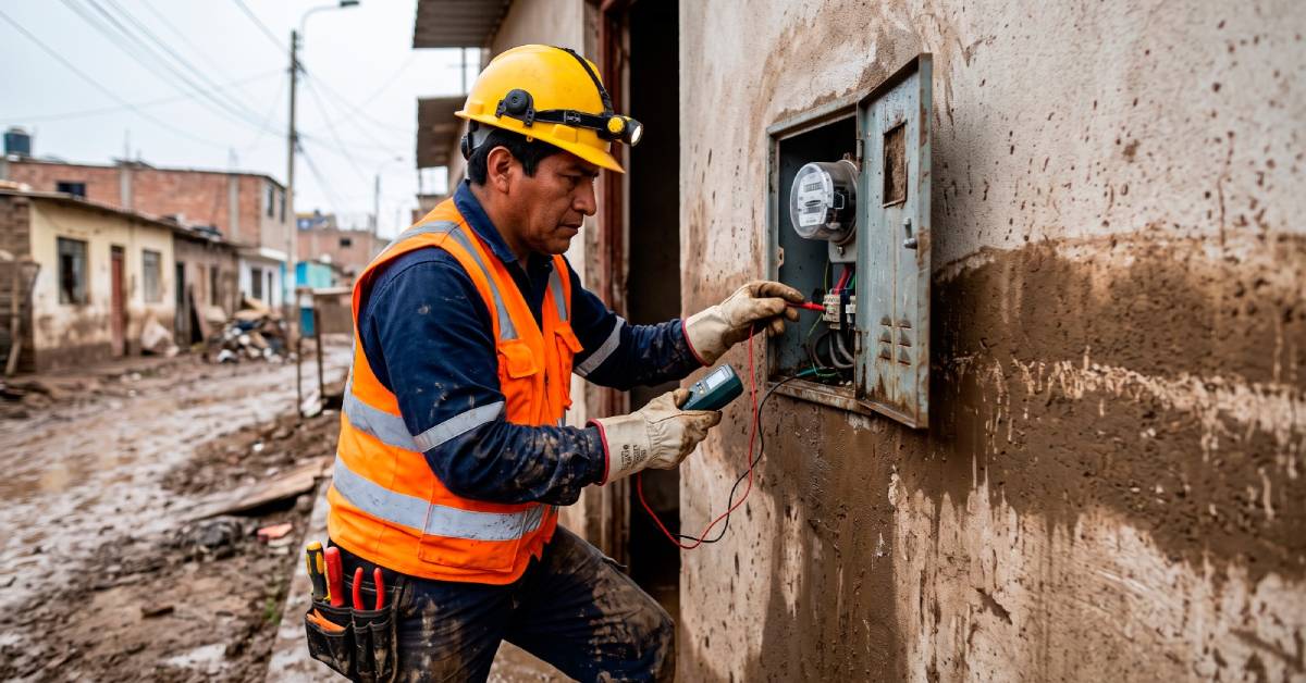 Fenómeno El Niño: los riesgos eléctricos que pueden quedar ocultos después de lluvias e inundaciones